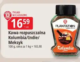 E.Leclerc Kawa rozpuszczalna Plantation Kolumbia oferta