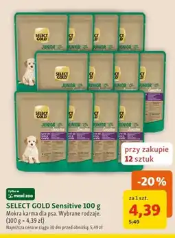 Maxi Zoo Mokra karma dla psa SELECT GOLD Sensitive Junior Lamm z ziemniakami oferta