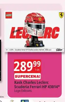 E.Leclerc Klocki Lego Editions Kask Charles Leclerc Scuderia Ferrari HP 43014 oferta