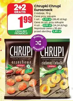 Dino Chrupki kukurydziane Chrupi Eurosnack o smaku zielonej cebulki oferta