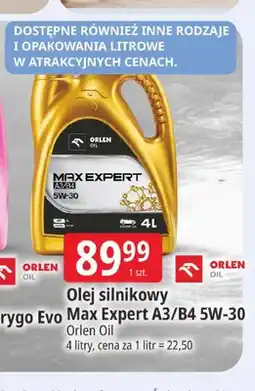E.Leclerc Olej silnikowy Orlen Oil Max Expert A3/B4 5W-30 oferta