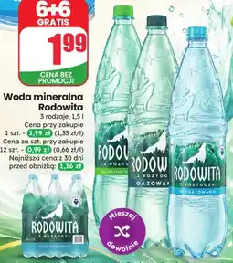 Dino Woda mineralna Rodowita Delikatnie Gazowana oferta