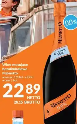 Makro Wino musujące bezalkoholowe Mionetto oferta