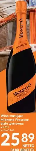 Makro Wino musujące Mionetto Prosecco białe wytrawne oferta
