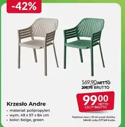 Makro Krzesło Andre oferta
