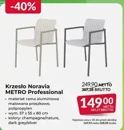 Makro Krzesło Noravia METRO Professional oferta