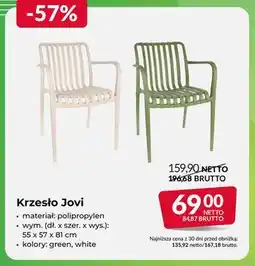 Makro Krzesło Jovi oferta