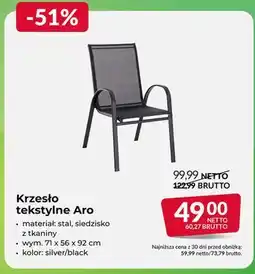 Makro Krzesło tekstylne Aro oferta