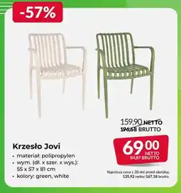 Makro Krzesło ogrodowe Jovi oferta