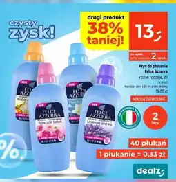 Dealz Płyn do płukania Felce Azzurra Amber oferta