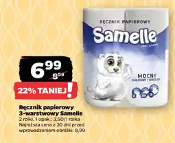 Netto Ręcznik papierowy 3-warstwowy Samelle oferta