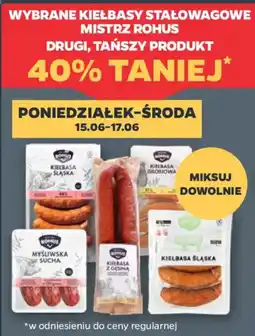 Netto Wybrane kiełbasy stałowagowe Mistrz Rohus oferta
