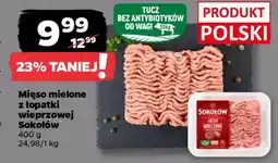Netto Mięso mielone z łopatki wieprzowej Sokołów oferta