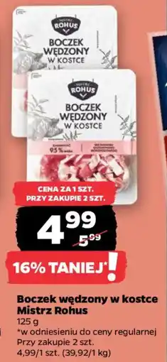 Netto Boczek wędzony w kostce Mistrz Rohus oferta