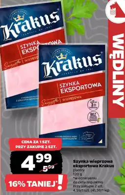 Netto Szynka wieprzowa eksportowa Krakus oferta