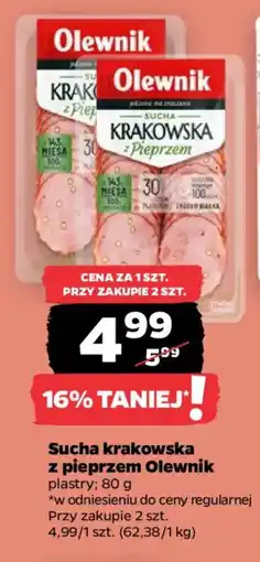 Netto Sucha krakowska z pieprzem Olewnik oferta
