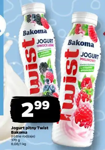 Netto Jogurt pitny Twist Bakoma oferta