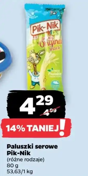 Netto Paluszki serowe Pik-Nik oferta