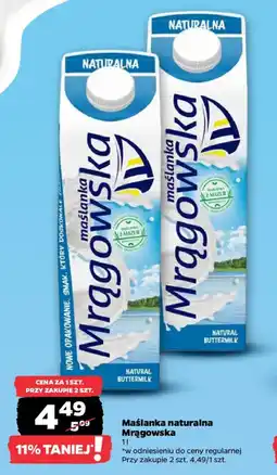 Netto Maślanka naturalna Mrągowska oferta