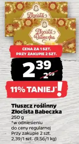 Netto Tłuszcz roślinny Złocista Babeczka oferta