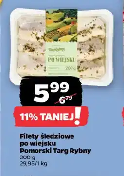 Netto Filety śledziowe po wiejsku Pomorski Targ Rybny oferta