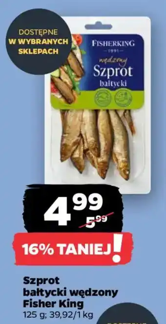 Netto Szprot bałtycki wędzony Fisher King oferta