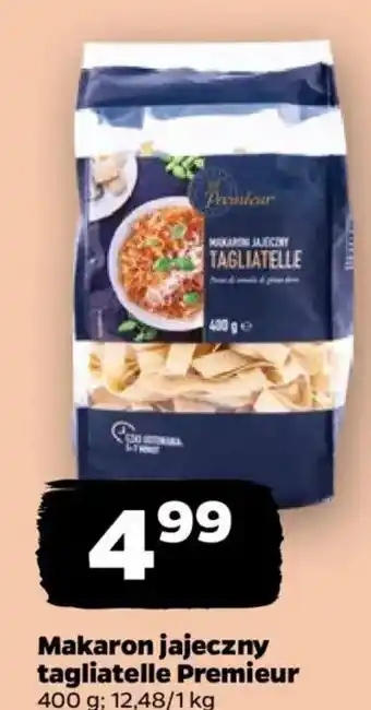 Netto Makaron jajeczny tagliatelle Premieur oferta