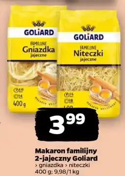 Netto Makaron familijny 2-jajeczny Goliard oferta
