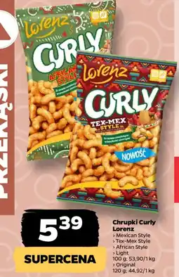 Netto Chrupki Curly Lorenz oferta