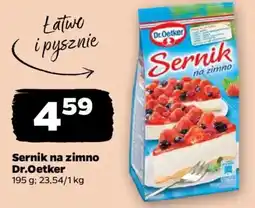 Netto Sernik na zimno Dr.Oetker oferta