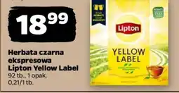 Netto Herbata czarna ekspresowa Lipton Yellow Label oferta