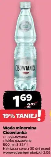 Netto Woda mineralna Cisowianka oferta