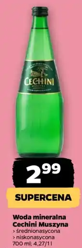 Netto Woda mineralna Cechini Muszyna oferta