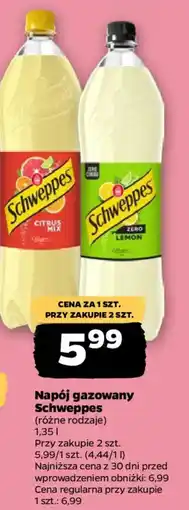 Netto Napój gazowany Schweppes oferta