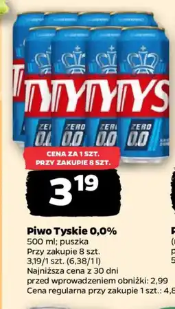 Netto Piwo Tyskie 0,0% oferta