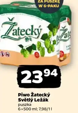 Netto Piwo Žatecký Světlý Ležák oferta