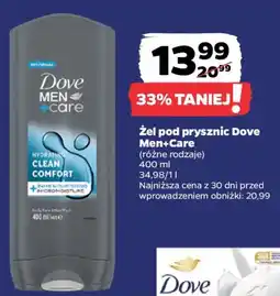 Netto Żel pod prysznic Dove Men+Care oferta