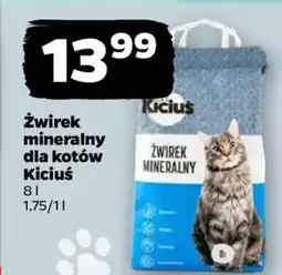 Netto Żwirek mineralny dla kotów Kiciuś oferta
