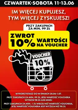 Biedronka Zwrot 10% wartości na voucher oferta