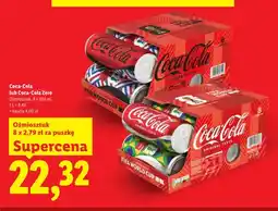 Lidl Napój gazowany Coca-Cola Zero 8-pak oferta