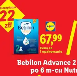 Lidl Mleko następne Bebilon Advance 2 po 6. miesiącu oferta