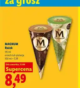 Lidl Lody rożek Magnum pistacja oferta