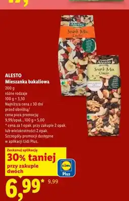 Lidl Mieszanka bakaliowa Alesto Selection Snack Mix Exotic oferta