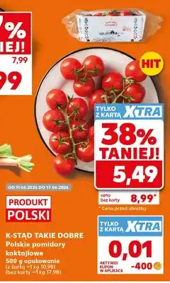 Kaufland Pomidory koktajlowe K-Stąd takie Dobre! oferta