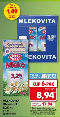 Kaufland Mleko UHT Mlekovita 3,2% tł oferta