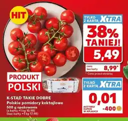 Kaufland Pomidory koktajlowe K-Stąd Takie Dobre polskie oferta