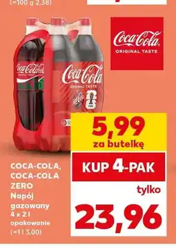 Kaufland Napój gazowany Coca-Cola Original Taste 4-pak oferta