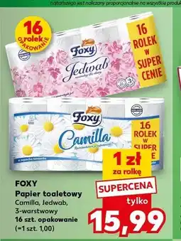 Kaufland Papier toaletowy Foxy Camilla 3-warstwowy oferta
