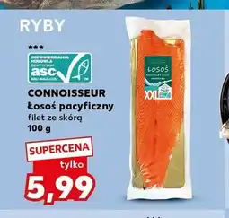 Kaufland Łosoś pacyficzny filet ze skórą Connoisseur oferta
