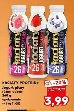 Kaufland Jogurt pitny Łaciate Protein+ truskawka oferta